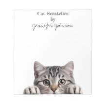 Bloc-notes amusant Tabby Cat