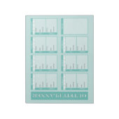 Bloc-notes anti-déchirure du planificateur d'équip (Tourné)