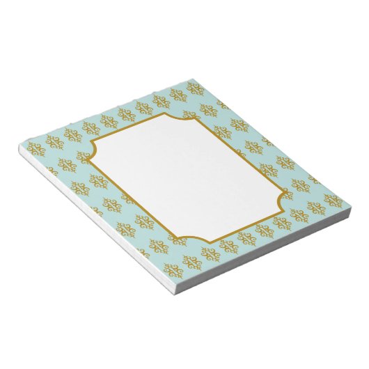 Bloc-notes Antique Aqua Lace (Incliné)