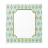 Bloc-notes Antique Aqua Lace (Devant)