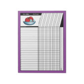 Bloc-notes Apple A+ Purple Enseignants (Tourné)