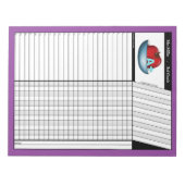 Bloc-notes Apple A+ Purple Enseignants (Devant)