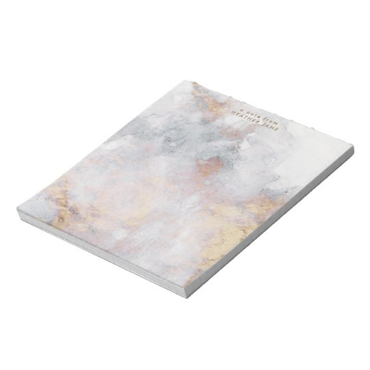 Bloc-notes aquarelle élégant (Tourné)