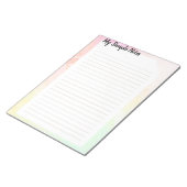 Bloc-notes Aquarelle Pastel My Simples Notes (Incliné)