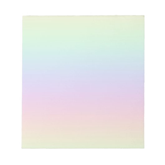 Bloc-notes arc-en-ciel (Devant)