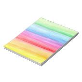 Bloc-notes arc-en-ciel aquarelle (Tourné)