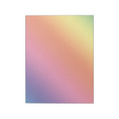 Bloc-notes Arc-en-ciel Pastel (Tourné)