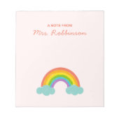 Bloc-notes arc-en-ciel pour la reconnaissance des (Devant)