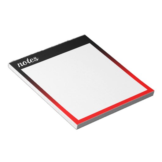 Bloc-notes arrière - plan coloré (Incliné)