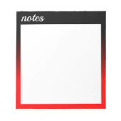 Bloc-notes arrière - plan coloré (Devant)