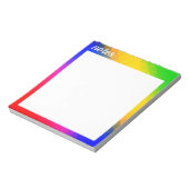 Bloc-notes arrière - plan coloré (Tourné)