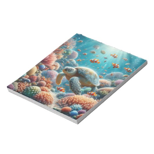 Bloc-notes attrayant pour tortue (Tourné)