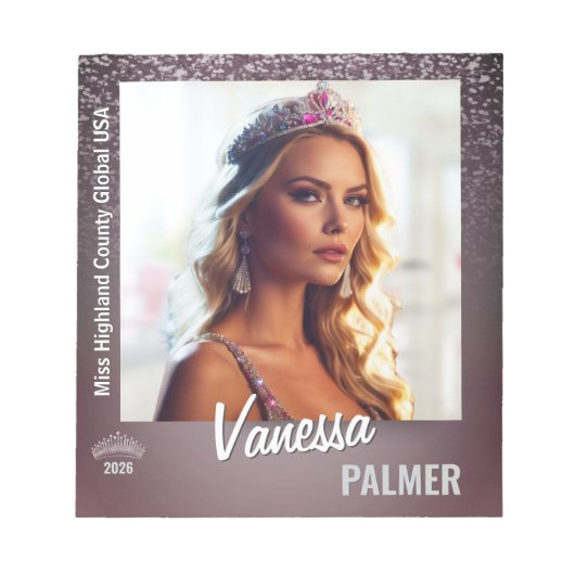 Bloc-notes autographe pour titulaire de titre de m (Devant)