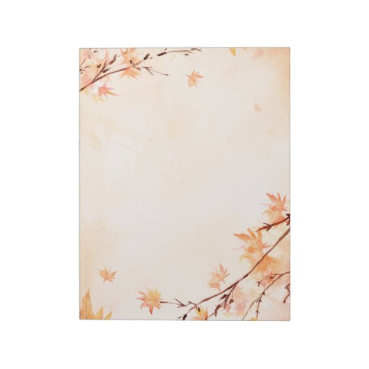Bloc-notes automne (Tourné)