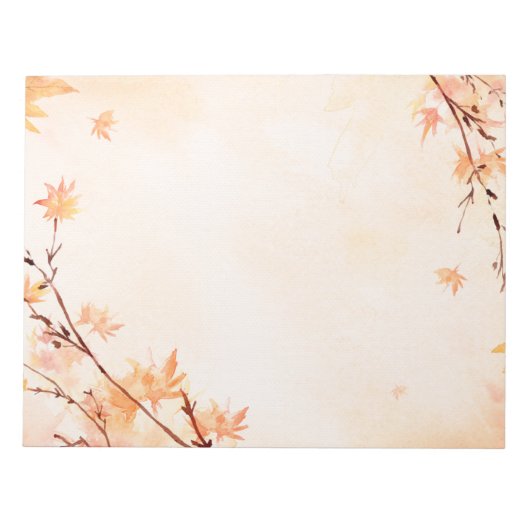 Bloc-notes automne (Devant)