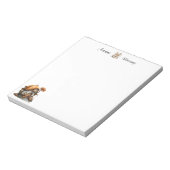 Bloc-notes Automne Citrouille avec Écureuil rayé (Tourné)