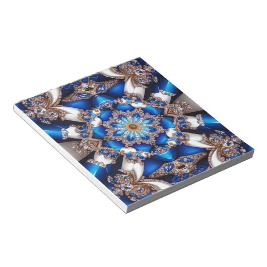 Bloc-notes aux couleurs argentines Design moderne (Incliné)