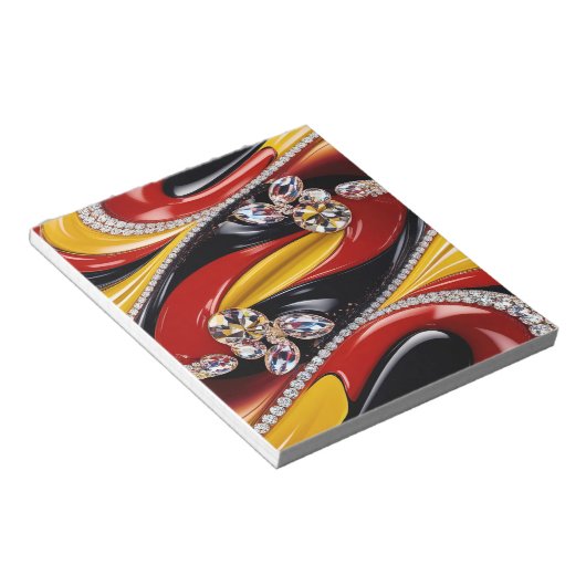 Bloc-notes aux couleurs belges Design moderne (Incliné)