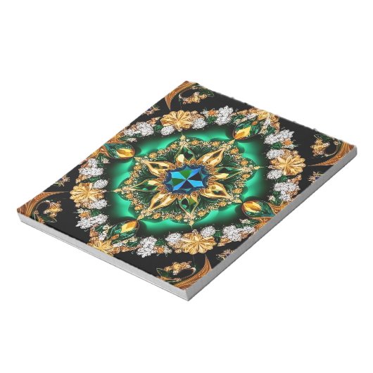 Bloc-notes aux couleurs brésiliennes Design modern (Tourné)