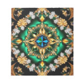 Bloc-notes aux couleurs brésiliennes Design modern (Devant)