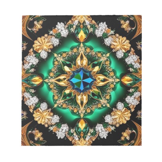 Bloc-notes aux couleurs brésiliennes Design modern (Devant)