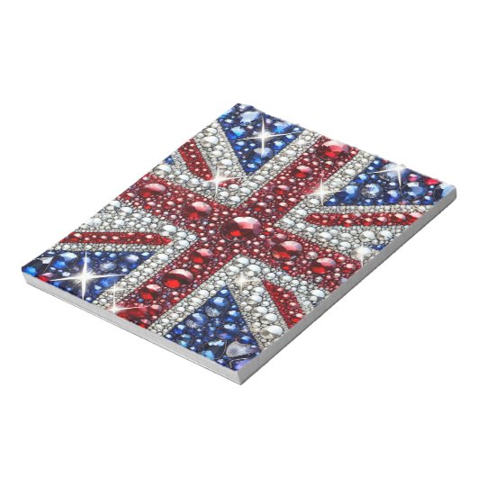 Bloc-notes aux couleurs britanniques Design modern (Tourné)