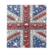 Bloc-notes aux couleurs britanniques Design modern (Devant)