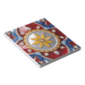 Bloc-notes aux couleurs colombiennes Design modern (Incliné)