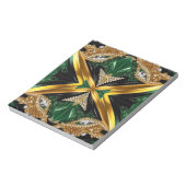 Bloc-notes aux couleurs jamaïcaines Design moderne (Tourné)