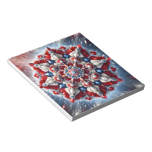 Bloc-notes aux couleurs norvégiennes Design modern (Incliné)