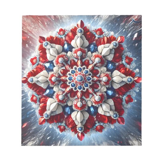 Bloc-notes aux couleurs norvégiennes Design modern (Devant)