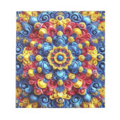 Bloc-notes aux couleurs roumaines Design moderne (Devant)