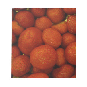 Bloc-notes aux fraises juteuses