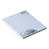 Bloc-notes aux jolies hortensias bleus (Incliné)
