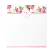Bloc-notes aux roses roses (Devant)