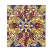 Bloc-notes avec Colombie Couleurs Design moderne (Devant)