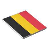 Bloc-notes avec Drapeau de Belgique (Incliné)