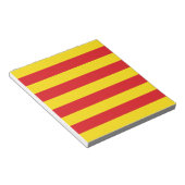 Bloc-notes avec Drapeau de Catalogne (Incliné)