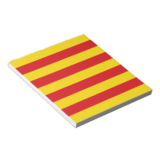 Bloc-notes avec Drapeau de Catalogne (Incliné)