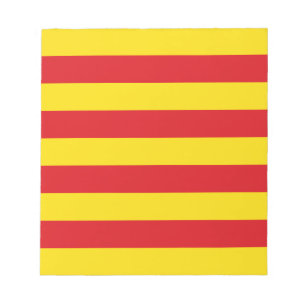 Bloc-notes avec Drapeau de Catalogne
