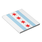Bloc-notes avec Drapeau de Chicago, Illinois State (Incliné)