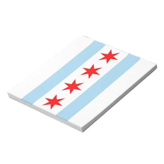 Bloc-notes avec Drapeau de Chicago, Illinois State (Tourné)