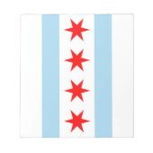Bloc-notes avec Drapeau de Chicago, Illinois State (Devant)