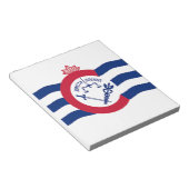 Bloc-notes avec Drapeau de Cincinnati City, USA (Incliné)