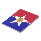 Bloc-notes avec Drapeau de Dallas City, USA (Tourné)