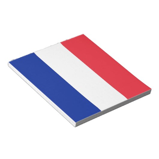 Bloc-notes avec Drapeau de France (Incliné)