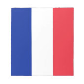 Bloc-notes avec Drapeau de France (Devant)