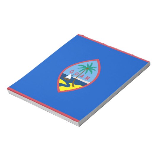 Bloc-notes avec drapeau de Guam (Tourné)