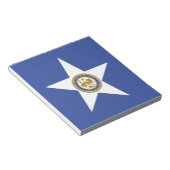 Bloc-notes avec Drapeau de Houston City, USA (Incliné)