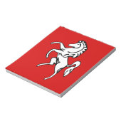 Bloc-notes avec Drapeau de Kent, Angleterre (Tourné)